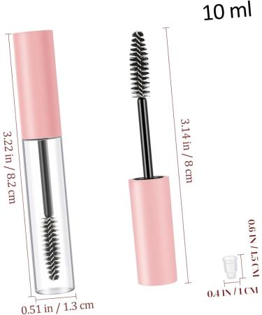 BELLIFFY 4pcs Eyeliner Stick Eyelash Cream Mini Containers Clear Eyelash Mascara Lip Balm Wand The Pet 1 g (Pack of 1) Pink - Buy Online on GoSupps.com