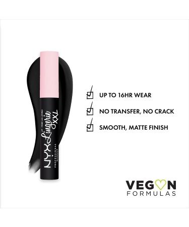 NYX Lip Lingerie XXL Matte Liquid Lipstick - Naughty Noir 0.13 Fl Oz - Buy Online on GoSupps.com