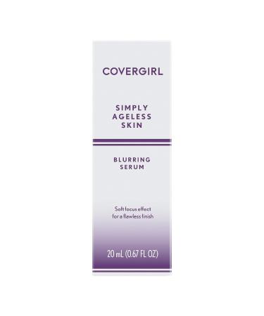 COVERGIRL Simply Ageless Blurring Serum - Anti Wrinkle & Skin Tightening Formula with Vitamin A & E, Argan Oil, Coconut Oil - 1 Pack - Buy Online on GoSupps.com