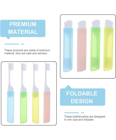 Buy Ipetboom 12 Pieces Travel Toothbrush Set - Foldable Oral Care Solution | International Shipping Available - Buy Online on GoSupps.com