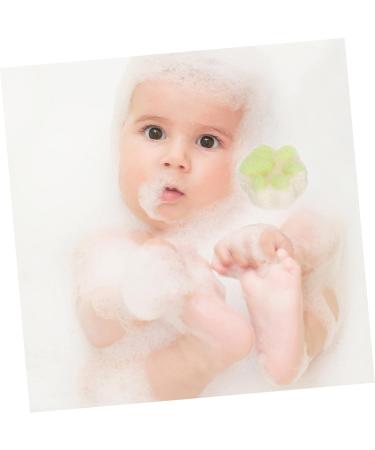 4pcs Baby Facial Bath Balls - Exfoliating Body Scrubber & Soft Sponge Cleansing Pads for Toddlers | Baby Powder Talc & Cornstarch Shower Essentials - Buy Online on GoSupps.com