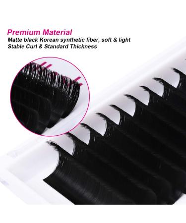 Fadlash Easy Fan Eyelash Extensions | Self-Fan Lashes 0.07mm Mixed Lengths 15-20mm - Buy Online on GoSupps.com