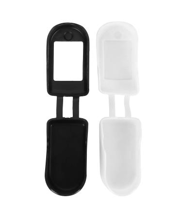 Tomanbery Oximeter Cover - Durable Fingeling Pulse Housing for Travel & Home (Black & White) - Flexibility & Comfort - Buy Online on GoSupps.com