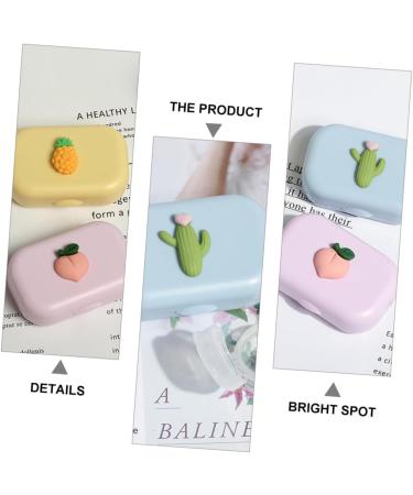 Healvian 16 pc Colored Contact Lenses Travel Case | Eye Care Set with Mirror & Fresh Lens Container | Durable 3D Glasses Case for Contacts - Buy Online on GoSupps.com