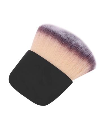 Mini makeup brush soft hair loose powder rouge brush foundation Brush Beauty tool for mixing liquid cream or powder cosmetics (black)