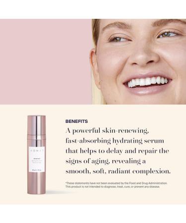 MONAT Rewind Age Control Nectar | Fast Absorbing Hydrating Serum | Anti-Aging Face Cream with AHA & Hyaluronic Acid - 30 ml - Buy Online on GoSupps.com
