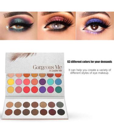 Beauty Glazed 63 Colors Pearlescent Matte Eyeshadow Palette | Premium Glitter Eye Makeup Tools for Flawless Looks | International Shipping Available - Buy Online on GoSupps.com