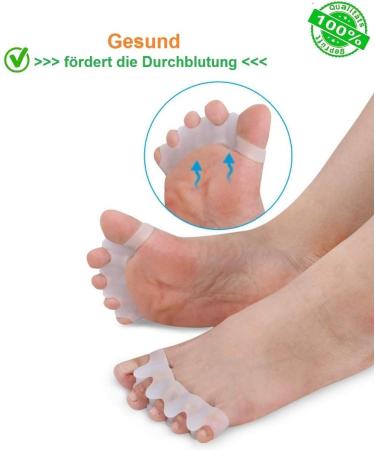 XinLace Bunion Corrector Gel Toe Separators - Toe Spacers for Hammer Toe Treatment and Pain Relief - Buy Online on GoSupps.com
