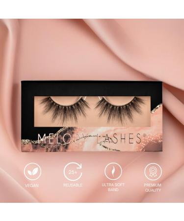 Ultra Fluffy Vegan Eyelashes - Premium Quality Soft Cotton Band 15x Reusable for All Eye Shapes - Dreamy Eye Look (Keeping It Hot - Buy Online on GoSupps.com
