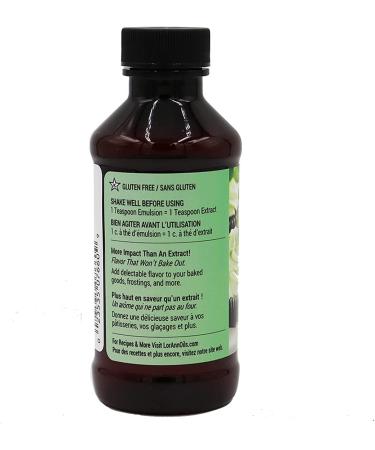LorAnn Peppermint Bakery Emulsion 4oz Bottle - Brown | Premium Flavoring for Baking - Buy Online on GoSupps.com