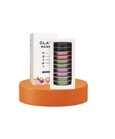 Premium Natural Mineral-Rich Clay Mask Set - 20 Capsules | Rose Dead Sea Green Tea Avocado | Travel-Friendly Facial & Skin Care for Men & Women - Buy Online on GoSupps.com