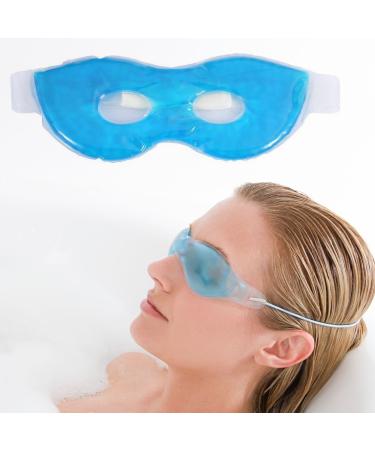 Cooling Eye Mask for Migraines | Gel Compress for Dry Eyes & Headaches | International Shipping Available - Buy Online on GoSupps.com