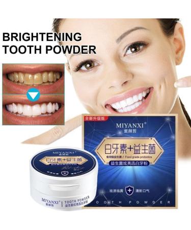 Miyanxi Tooth Powder - Effective Whitening for Coffee & Smoke Stains | 50g Box | International Shipping - Buy Online on GoSupps.com