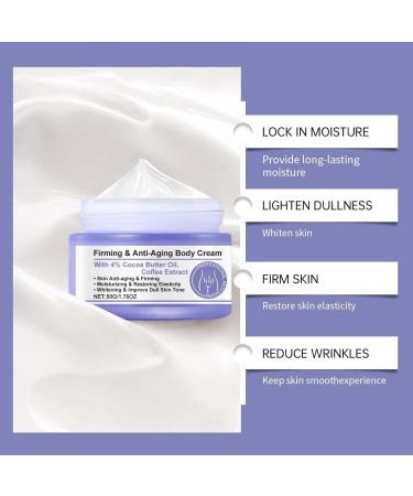 2 PCS Body Firming Cream Anti-Aging Body Cream for Tightening and Wrinkles for an Even Skin Tone and Body Lift Firming Anti-Aging Cream Moisturizing and Hydrating Anti-Wrinkle and Firming - Buy Online on GoSupps.com