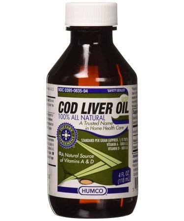 Humco Cod Liver Oil - 4 oz Pack of 3