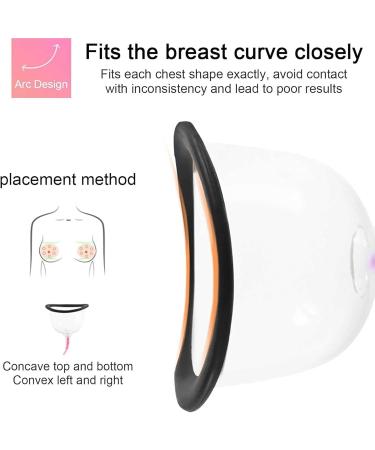 PODEC Electric Breast Chest Massager Electric Chest Enlargement Massage Enhancer with Four Shaping Modes Anti-Sagging Firming Breast and Enlarge Women Udder for Home Breast Care - Buy Online on GoSupps.com
