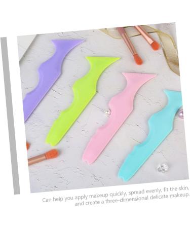 BIUDECO 2pcs Makeup Applicator Marscara Drawing Aid Eye Makeup Tool Ruler Miss Cream - Buy Online on GoSupps.com