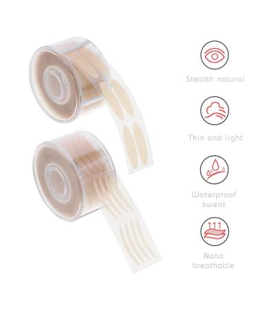 Mipcase 2400 Sheets Double Eyelid Sticker Clothes Tape Double Sided Invisible Eyelid Strips Eye Lift Tape - Buy Online on GoSupps.com