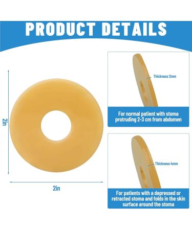 Buy Ostomy Barrier Ring - Hydrocolloid Moldable Colostomy Supplies for Stoma Care (4MM) - International Shipping - Buy Online on GoSupps.com