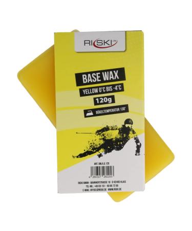 Riski ski wax base wax alpin 120g yellow