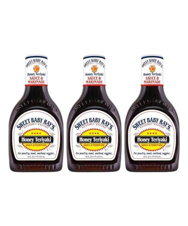 Sweet Baby Ray's Teriyaki Sauce and Marinade, 16 Fl Oz (Pack of 3) - Buy Online on GoSupps.com