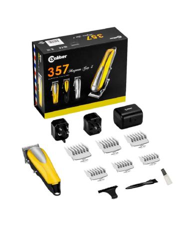 Caliber 357 Magnum Professional Cordless Clipper Rechargeable -gold, black - Buy Online on GoSupps.com