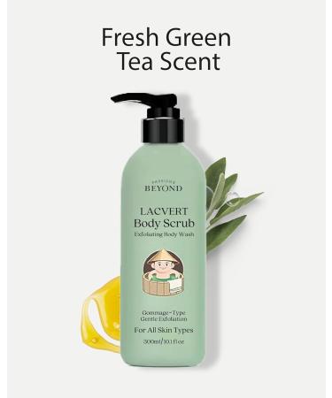 BEYOND Lacvert Body Scrub Peeling Gel - Korean Exfoliating Body Wash with Green Tea for Smooth Skin | 10.1fl oz | Home Spa & Daily Skin Care - Buy Online on GoSupps.com