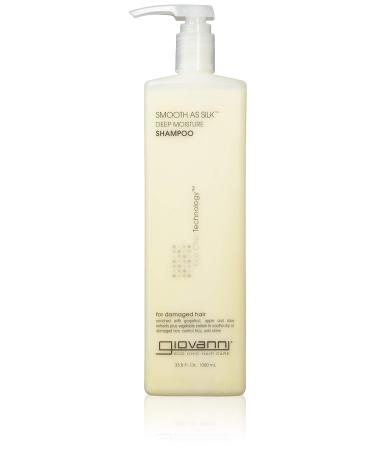 GIOVANNI COSMETICS- Eco Chic Smooth As Silk Shampoo- Deep Moisture For Damaged Hair (33.8 Fl. Ounce)