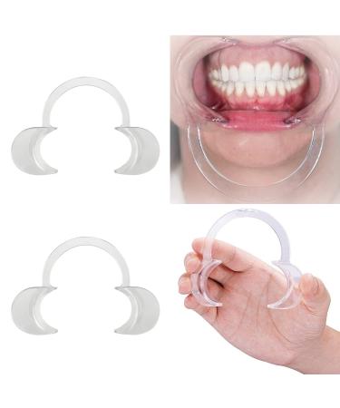 Dental Mouth Opener 2PCS Mouth Opener for Teeth Whitening Mouth Guard Game Cheek Retractors Mouth Opener for Open Mouth Game Dentistry Teeth Whitening Suitable for Adults and Kids
