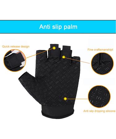 Buy Luoshapucy Fitness Gloves | Breathable Non-Slip Training Gloves for Men & Women | Ideal for Weightlifting Cycling & Bodybuilding - Buy Online on GoSupps.com