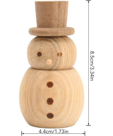 Portable Wood Aromatherapy Diffuser - Snowman Shape Essential Oil Diffuser for Office Bedroom Car & Living Room - Buy Online on GoSupps.com