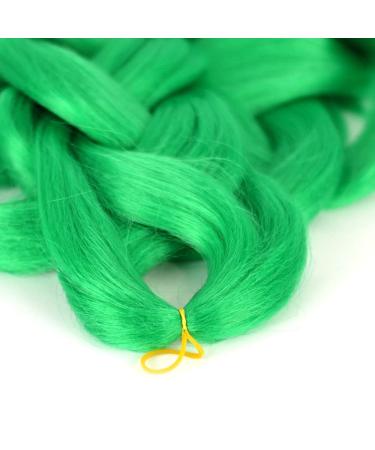 Shop Mybraids 1-Colored Premium 2m Long Green Braid Hair for Rasta Dreads Crochet and Box Braids - Perfect for Stunning Braiding Hairstyles - Buy Online on GoSupps.com