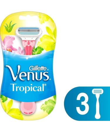 Buy STX_363368 Venus Tropical Disposable Razors - 3-Pack | International Shipping Available - Buy Online on GoSupps.com