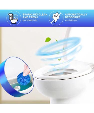 30-Pack Automatic Toilet Bowl Cleaner Tablets | Long-lasting Fresh Pine Scent | Strong Detergent | Bathroom Tank Cleaner - Buy Online on GoSupps.com