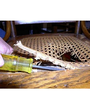 Pressed Cane Webbing Kit - 18x18 Fine Open Mesh, 6' 8 Spline, 5 Wood Wedges, Instruction Booklet by Ed Hammond - Buy Online on GoSupps.com