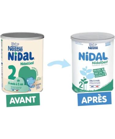 Nestl Nidalgest 2 Baby Milk Powder 6-12 Months Thickened Formula 800g Box - Buy Online on GoSupps.com