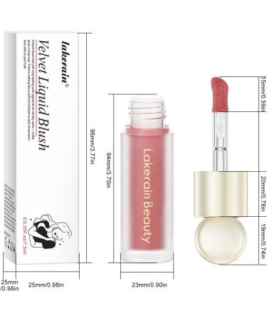 Crush in Cream | Cream Liquid Blush Matte Cream Rouge Lightweight Breathable Feel Water Based Liquid Blush with 5 Colors to Choose Refreshing Makeup (4#) - Buy Online on GoSupps.com