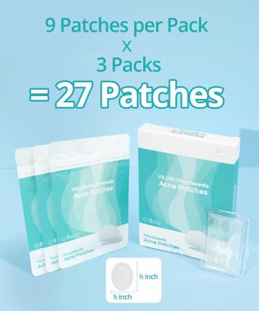 Buy Microdart Blemish Patches - 27 Fast Acting Zit Patches for Cystic Acne - Infused with Hyaluronic Acid & Tea Tree - International Shipping Available - Buy Online on GoSupps.com