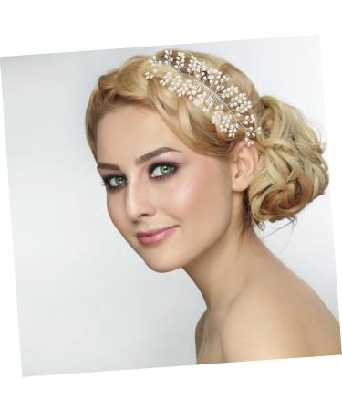 minkissy Accessories wedding hair accessories bridal hair Handmade hair Simulated pearls hair white hair accessories bride headpieces for wedding women hair wedding hair Comb - Buy Online on GoSupps.com