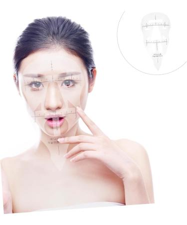 Didiseaon 2 Pcs Threading Tool Make up Kit Eyebrow Tracer Measure Tool Lip Ruler Mold Carved Light Therapy Pen - Buy Online on GoSupps.com