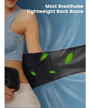 SYXUPAP Back Support Belt - Adjustable Back Brace for Lower Back Pain Relief Sciatica & Herniated Disc (S: 17 -24 Waist Up to 100lbs - Buy Online on GoSupps.com