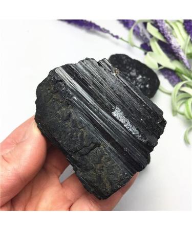 Crystal Decoration 1 Piece Natural Black Tourmaline Crystal Rough Specimen Crystal Rock Stone Gem Raw Home Decoration ERTEYIN - Buy Online on GoSupps.com
