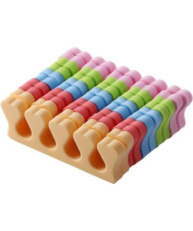 10 Pairs Toe Separators - Portable Sponge Nail Art Spacer & Divider for Perfect Manicure - Ideal for At-Home Pedicures - Buy Online on GoSupps.com