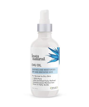 InstaNatural Emu Oil Body Treatment - 4 fl oz | Hydrating Skin Moisturizer - Buy Online on GoSupps.com