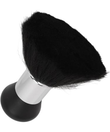 Hair Cutting Neck Dust Brush Black Hairdressing Powder Brush Ergonomic Face Neck Hair Dust Brush Salon Barber Tool for Home Salon - Buy Online on GoSupps.com