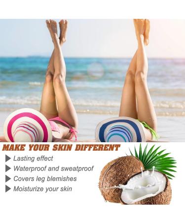 Maquillage des jambes imperm able sans transfert appr t imperm able pour maquillage corporel pour couverture de tatouage (naturel 118 ml) 118 ml (Lot de 1) Natural - Buy Online on GoSupps.com