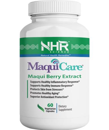 NHR Science MaquiCare 400mg - Premium Maqui Berry Extract for Inflammatory Response & Antioxidant Protection | Shop Internationally - Buy Online on GoSupps.com