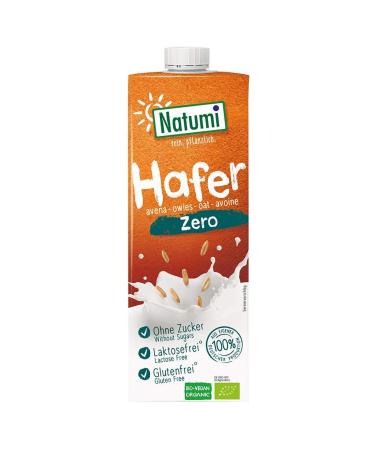 Buy Natumi Organic Oat Drink Zero - Sugar-Free 12 x 1L Box | Premium Organic Oat Beverage | International Shipping - Buy Online on GoSupps.com
