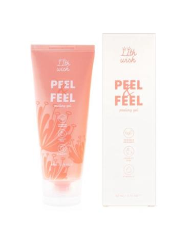 11th Wish Peel & Feel Facial Peeling Gel 2.71 oz Vegan and Cruelty-Free