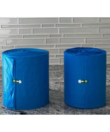 Disposable Diaper Pail Refill Plastic Bag (100 count) Compatible with Ubbi Diaper Bag Pail 13 Gal Capacity Diaper Pail Bag Fits 8 Gallon Medium Kitchen Trash Bag Heavy Duty Large Garbage Bag  100 Bags Blue - Large - Buy Online on GoSupps.com